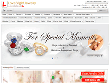 Tablet Screenshot of lovebrightjewelry.com